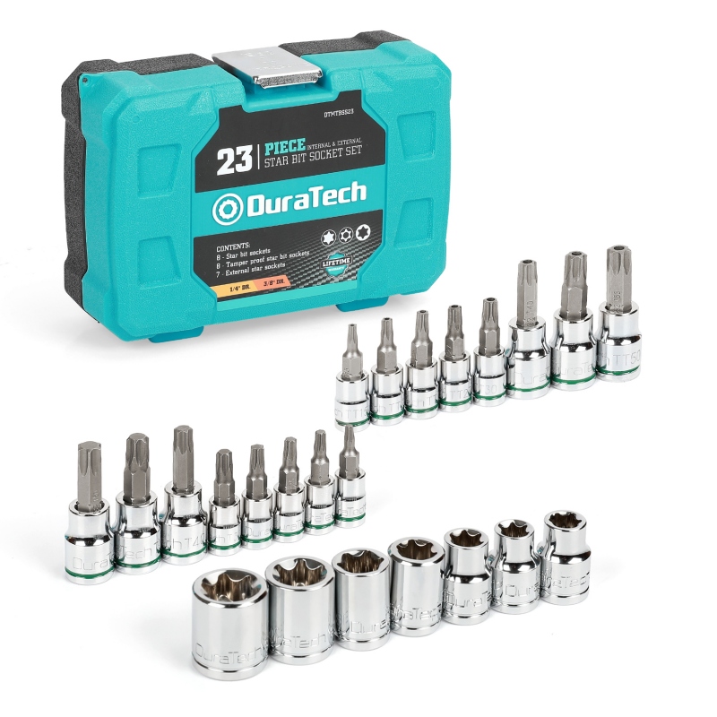 23-Piece Internal & External Star Bit Socket Set